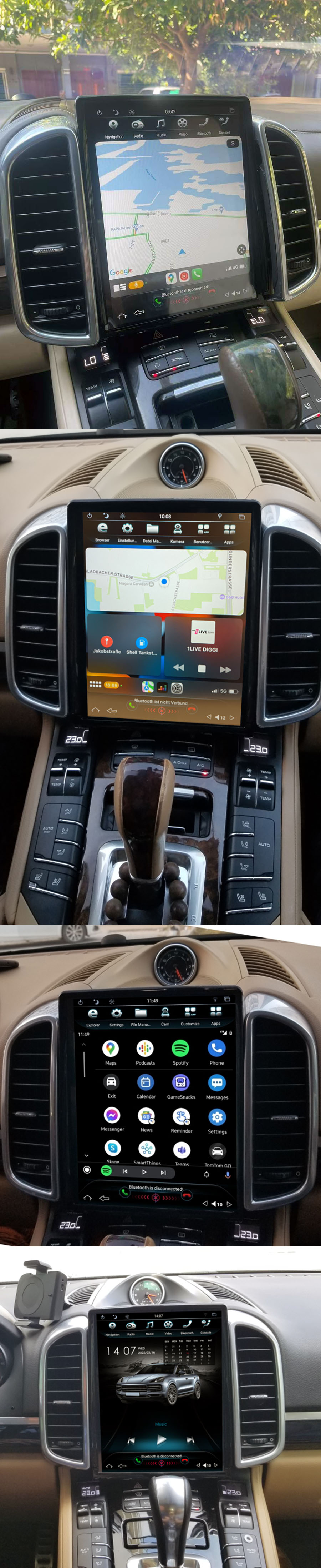 Porsche Cayenne 2010 2017 Radio Upgrade With 10 4 Inch Screen